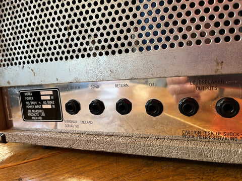 Marshall JCM25/50 "Silver Jubilee" Model 2553 2-Channel 50-Watt Guitar Amp Head 1988 - Silver