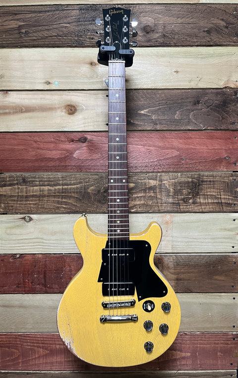 Gibson Les Paul Special Double Cut Worn TV Yellow P-90s 2005 - Faded Worn TV Yellow