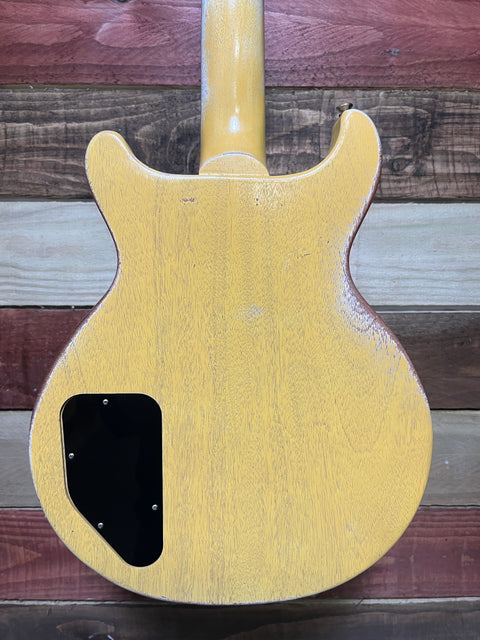 Gibson Les Paul Special Double Cut Worn TV Yellow P-90s 2005 - Faded Worn TV Yellow
