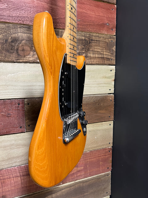 Fender Mustang Guitar with Maple Fretboard 1978-79 Natural