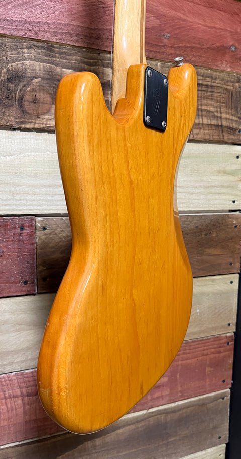 Fender Mustang Guitar with Maple Fretboard 1978-79 Natural