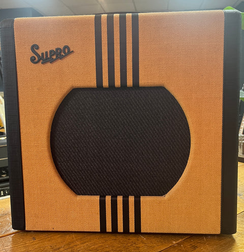 Supro 1822R Delta King 12 15-Watt 1x12" Guitar Combo 2025 Tweed