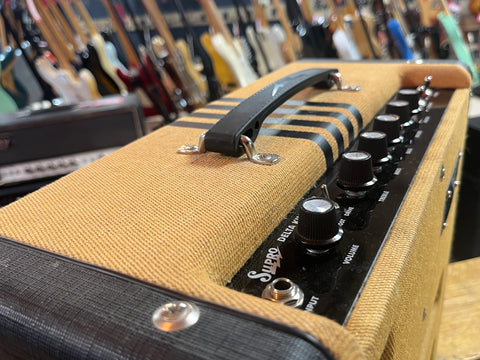 Supro 1822R Delta King 12 15-Watt 1x12" Guitar Combo 2025 Tweed