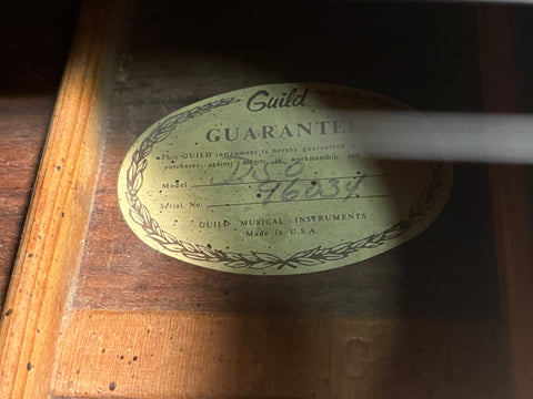 Guild D-50 Bluegrass Special 1974 - Natural