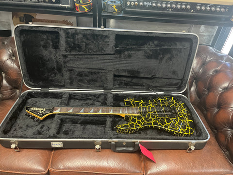 Charvel DK-085 HS Dinky 1989 - Yellow Crackle