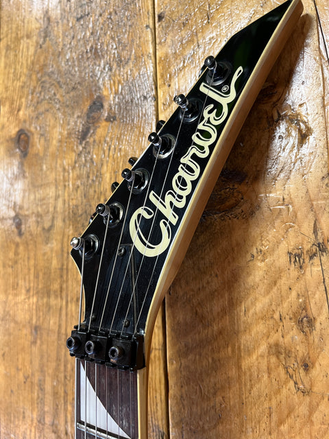 Charvel DK-085 HS Dinky 1989 - Yellow Crackle