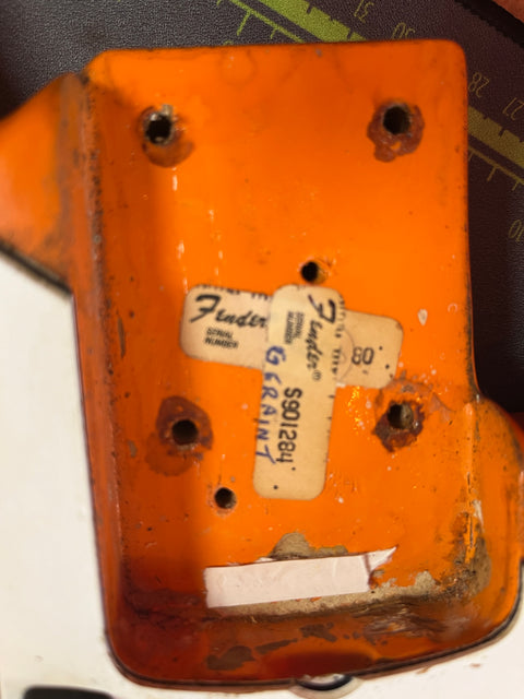 1978-81 Fender Precision Bass International Series Capi Orange Maple Neck