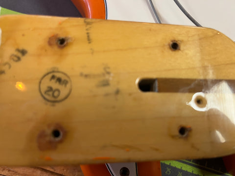 1978-81 Fender Precision Bass International Series Capi Orange Maple Neck