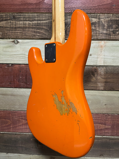 1978-81 Fender Precision Bass International Series Capi Orange Maple Neck