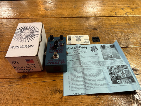 Analogman Mini Chorus 2007 Cobalt