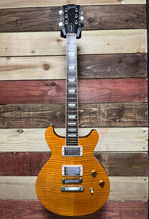 Gibson Les Paul Standard Double Cutaway 1998 - Amber Serrano Flame Top
