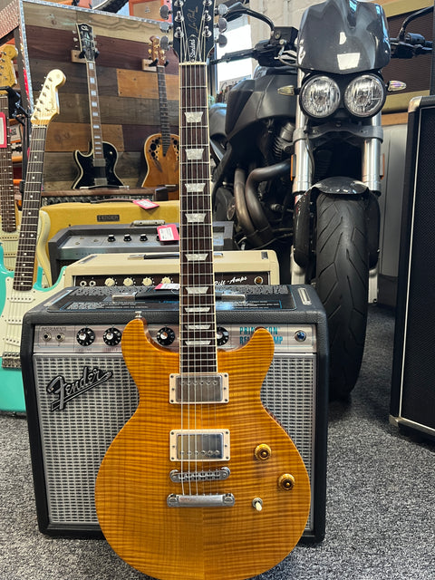 Gibson Les Paul Standard Double Cutaway 1998 - Amber Serrano Flame Top