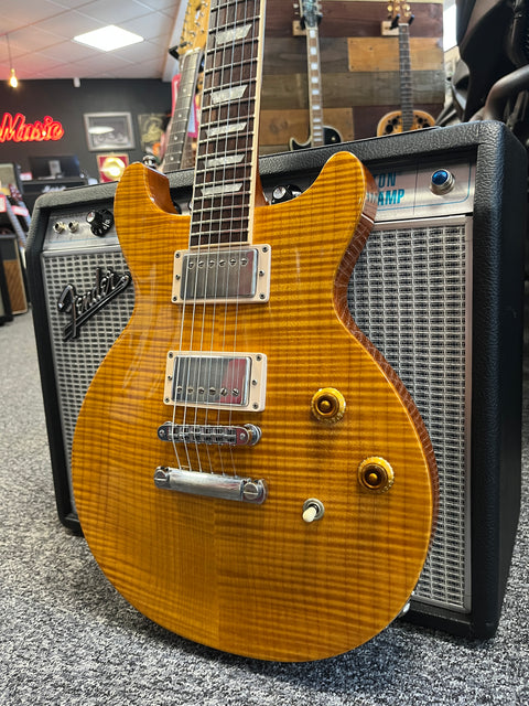 Gibson Les Paul Standard Double Cutaway 1998 - Amber Serrano Flame Top