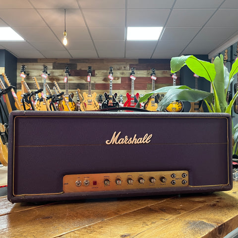 Marshall JMP 1959 Super Lead 2-Channel 100-Watt Guitar Amp Head 1973 Factory Purple Signed by Jim Marshall