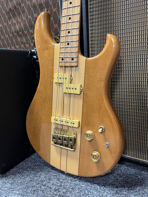 Vox Custom Bass Thru Neck Matsumoku Factory MIJ 1980's - Natural Gloss