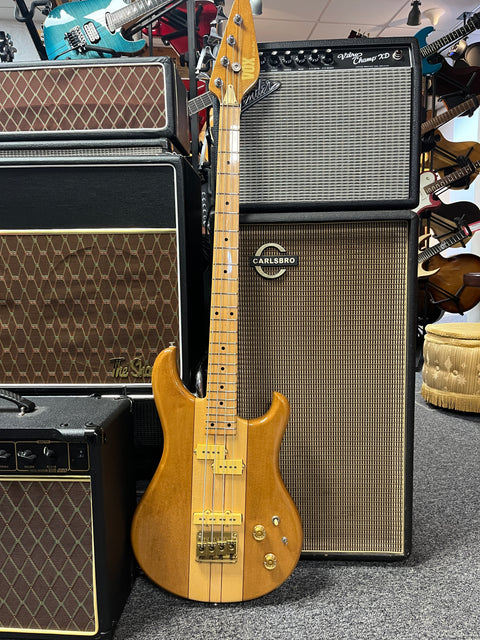 Vox Custom Bass Thru Neck Matsumoku Factory MIJ 1980's - Natural Gloss