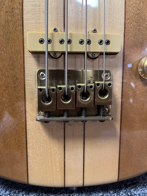 Vox Custom Bass Thru Neck Matsumoku Factory MIJ 1980's - Natural Gloss