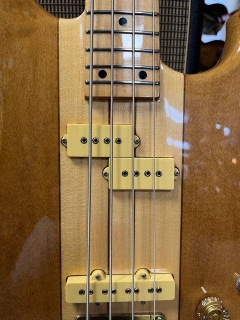 Vox Custom Bass Thru Neck Matsumoku Factory MIJ 1980's - Natural Gloss