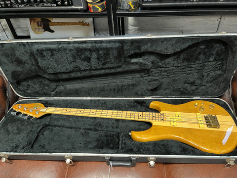 Vox Custom Bass Thru Neck Matsumoku Factory MIJ 1980's - Natural Gloss