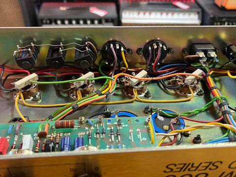 Marshall JCM 800 Lead Series Model 2203 100-Watt Master Volume Head 1986 original Black Tolex