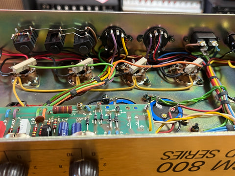 Marshall JCM 800 Lead Series Model 2203 100-Watt Master Volume Head 1986 original Black Tolex