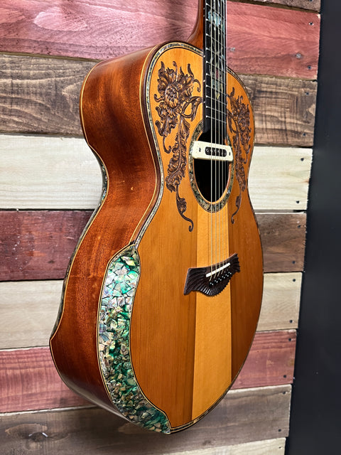 Blueberry Grand Concert Floral Motif 2020 Natural