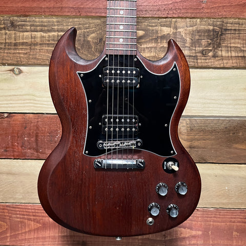 Gibson SG Special Faded Worn Brown Upgrade Gibson Hard Case Locking Klusons 2016