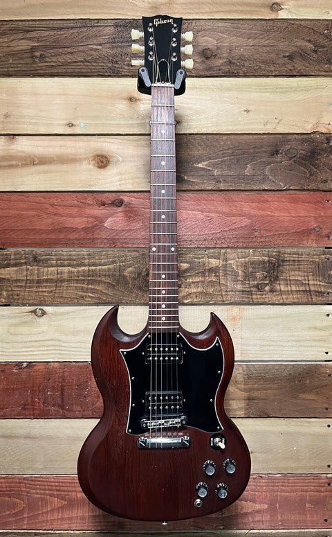 Gibson SG Special Faded Worn Brown Upgrade Gibson Hard Case Locking Klusons 2016