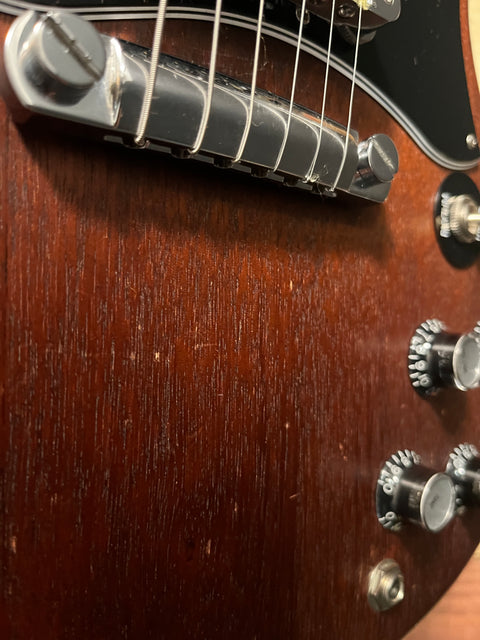 Gibson SG Special Faded Worn Brown Upgrade Gibson Hard Case Locking Klusons 2016