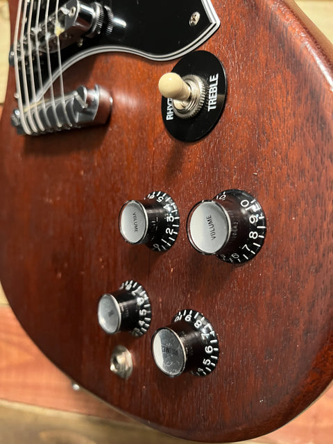 Gibson SG Special Faded Worn Brown Upgrade Gibson Hard Case Locking Klusons 2016