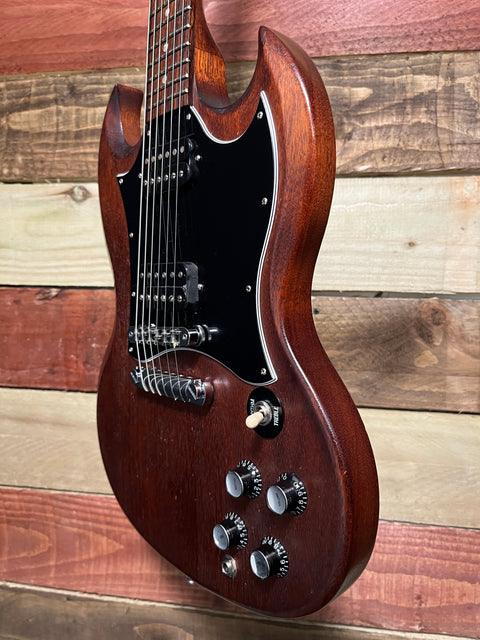 Gibson SG Special Faded Worn Brown Upgrade Gibson Hard Case Locking Klusons 2016