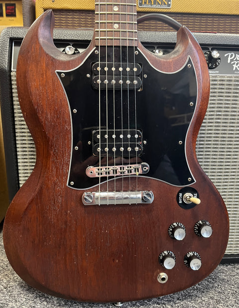 Gibson SG Special Faded Worn Brown Upgrade Gibson Hard Case Locking Klusons 2016