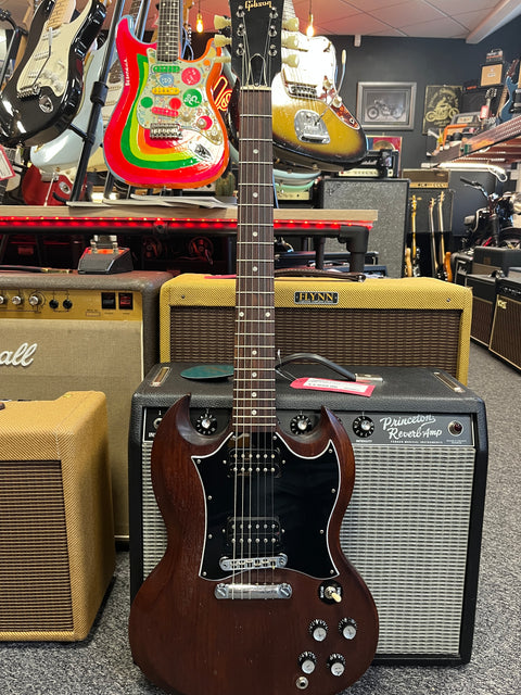 Gibson SG Special Faded Worn Brown Upgrade Gibson Hard Case Locking Klusons 2016