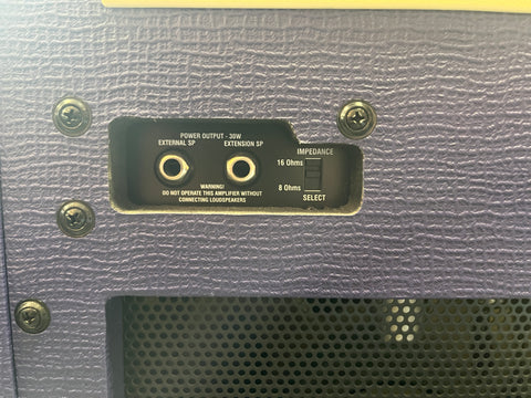 Vox AC30C2-PL Limited Edition Custom 2-Channel 30-Watt 2x12" Guitar Combo 2013 - Purple Tygon
