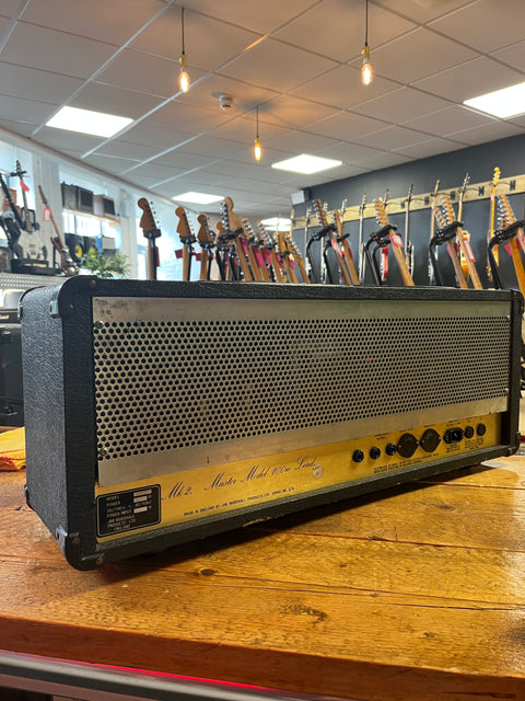 Marshall JCM 800 Lead Series Model 2203 100-Watt Master Volume Head 1986 original Black Tolex