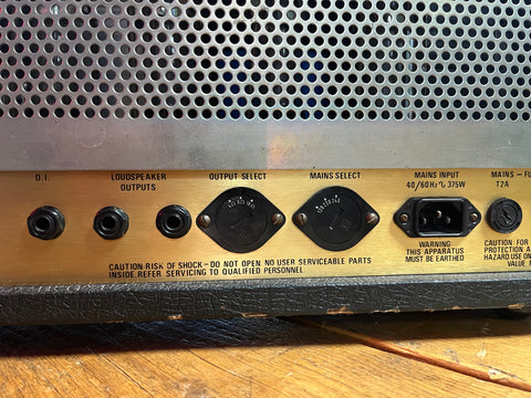 Marshall JCM 800 Lead Series Model 2203 100-Watt Master Volume Head 1986 original Black Tolex