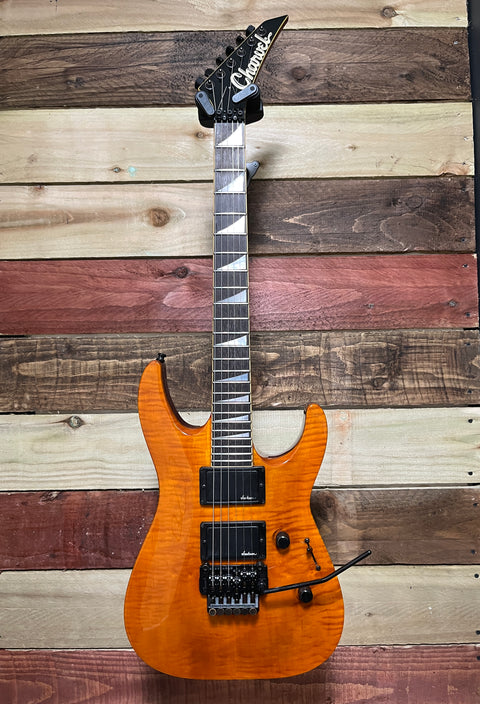 1989 Charvel 750XL Professional Series Amber Flame Maple archtop
