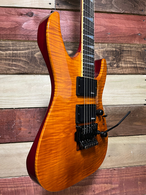 1989 Charvel 750XL Professional Series Amber Flame Maple archtop