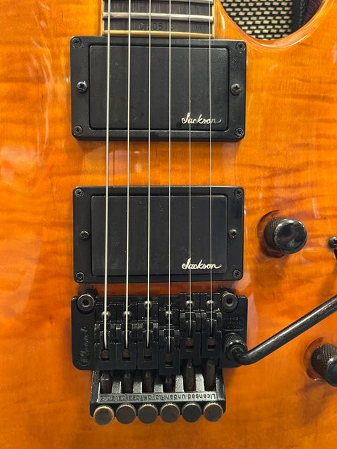 1989 Charvel 750XL Professional Series Amber Flame Maple archtop