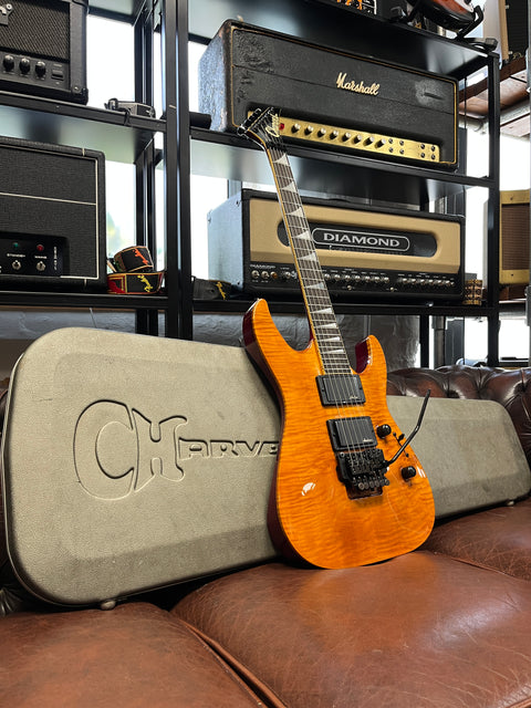 1989 Charvel 750XL Professional Series Amber Flame Maple archtop