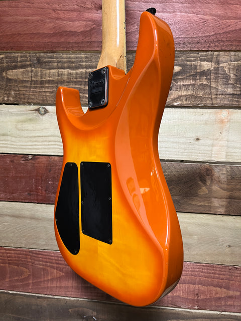Charvel Deluxe Exotic 1989 - Flame Maple Cherry Sunburst