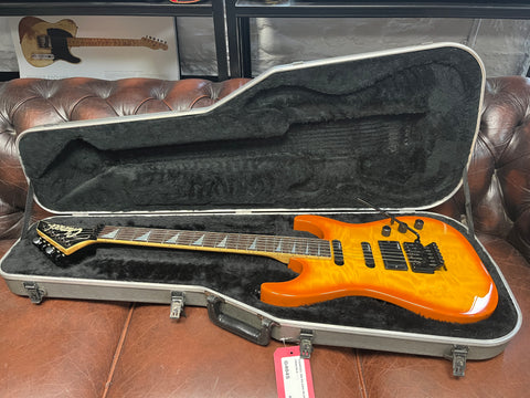 Charvel Deluxe Exotic 1989 - Flame Maple Cherry Sunburst