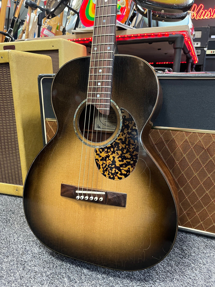 Dearnaley Model O 12 Fret Torrefied Spruce / Sapele Dark Sunburst Reli ...