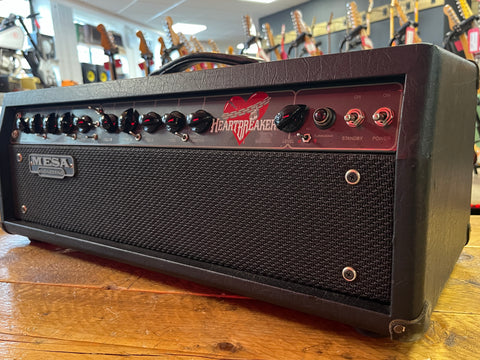 Mesa Boogie Heartbreaker 2-Channel 100-Watt Guitar Amp Head 1999 Black Tolex