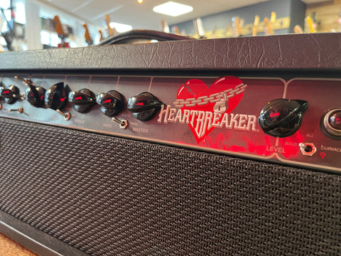 Mesa Boogie Heartbreaker 2-Channel 100-Watt Guitar Amp Head 1999 Black Tolex