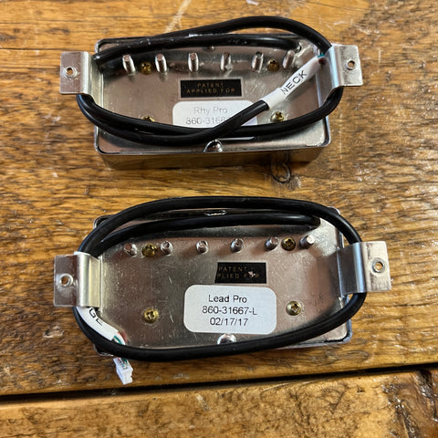 Gibson Rhy pro and Lead Pro Burstbucker pickups 2017 Chrome