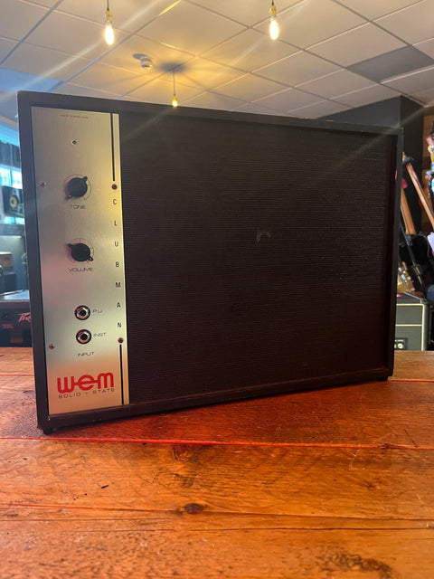 WEM Clubman guitar amplfier 1970's - Black