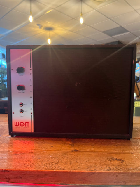 WEM Clubman guitar amplfier 1970's - Black