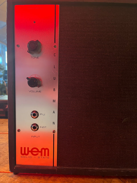 WEM Clubman guitar amplfier 1970's - Black