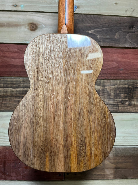 Flight Comet EQ-A Tenor Ukulele Solid Maple/Mango Tone Woods W/Pickup 2024 - Green Flame